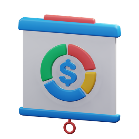 Money Presentation  3D Icon