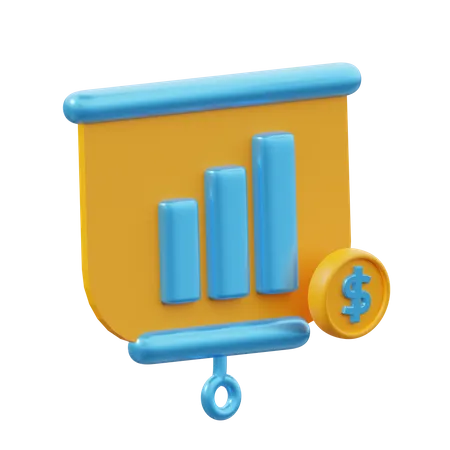 Money Presentation  3D Icon