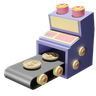 money printing machine emoji 3d