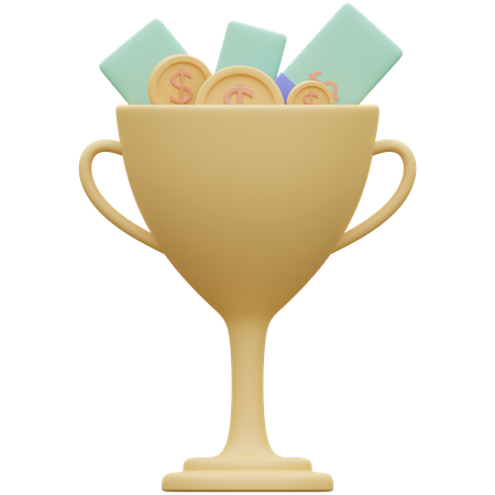 Money Prize  3D Icon