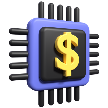 Money Processor 3D Icon