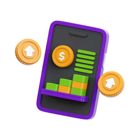 Money Profit  3D Icon