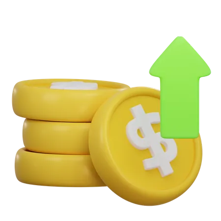 Money Profit  3D Icon