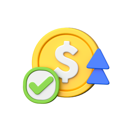 Money Profit  3D Icon