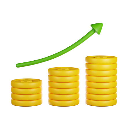 Money Profit  3D Icon