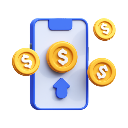 Money Profit  3D Icon