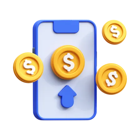 Money Profit  3D Icon