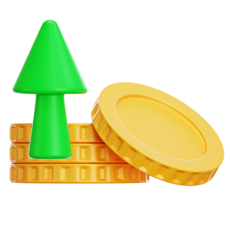 Money Profit  3D Icon