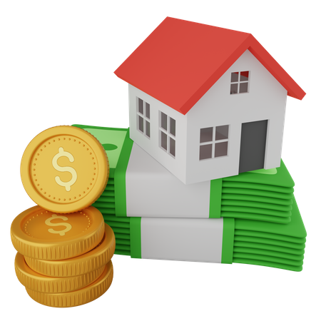 Money Property 3D Icon