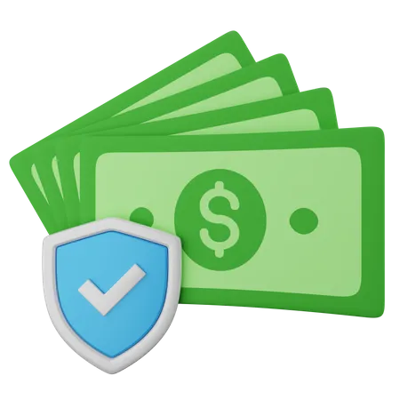 Money Protect 3D Icon