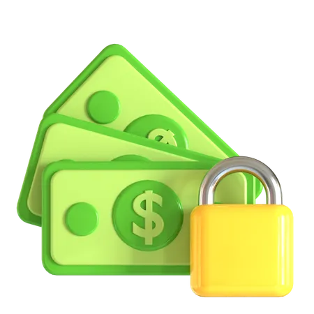 Money Protection 3 D Illustration 3D Icon