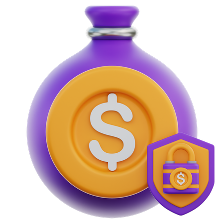 Money Protection  3D Icon