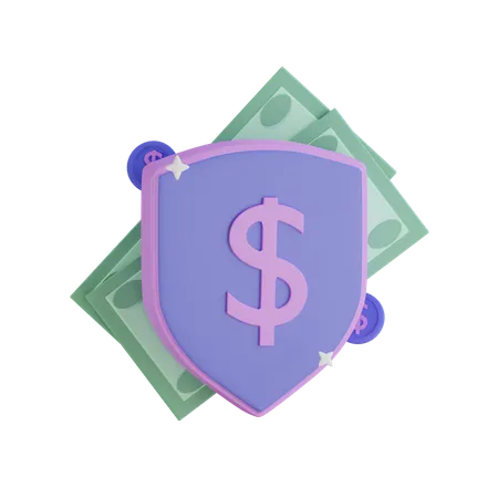 Money Protection  3D Icon