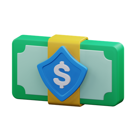 Money Protection  3D Icon