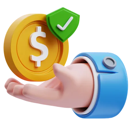 Money Protection  3D Icon