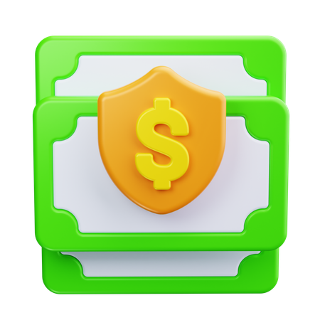 Money protection  3D Icon