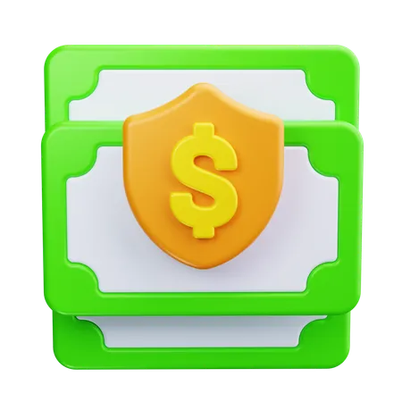 Money protection  3D Icon