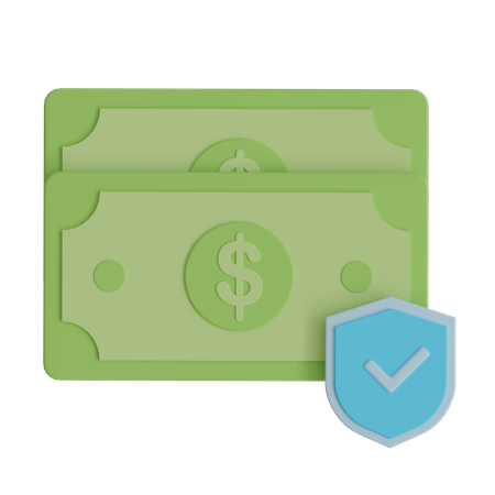 Money Protection  3D Icon