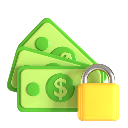 Money Protection  3D Icon