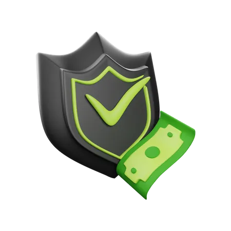Money protection  3D Icon
