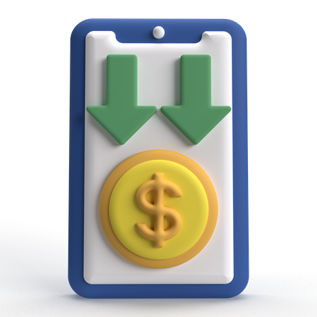 Money Receive  3D Icon