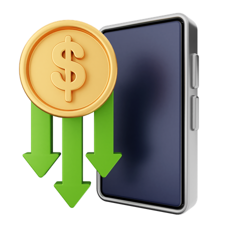 Money Receive  3D Icon