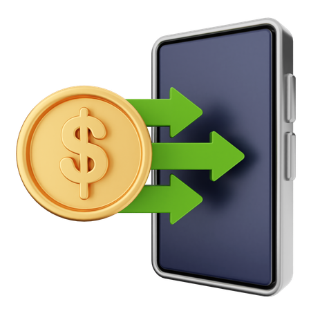 Money Receive  3D Icon