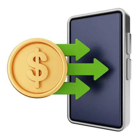 Money Receive  3D Icon