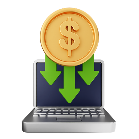 Money Receive  3D Icon