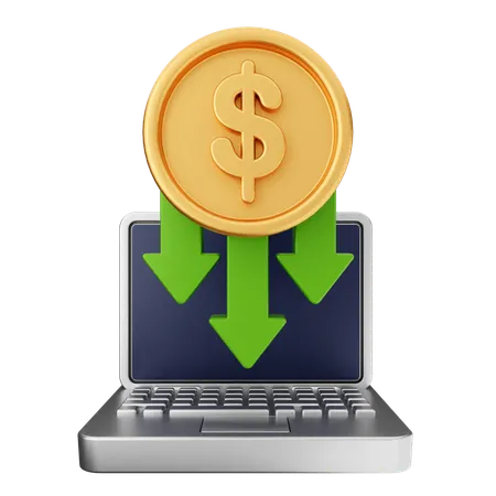 Money Receive  3D Icon