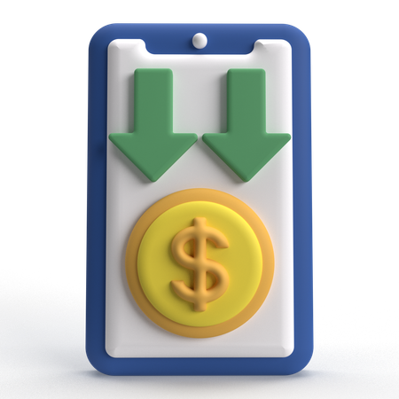 Money Receive  3D Icon
