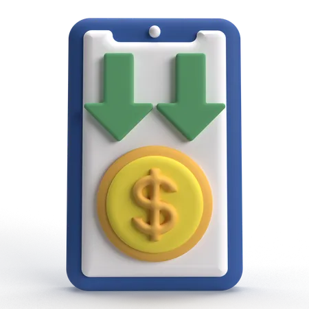 Money Receive  3D Icon