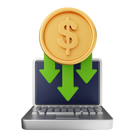Money Receive  3D Icon