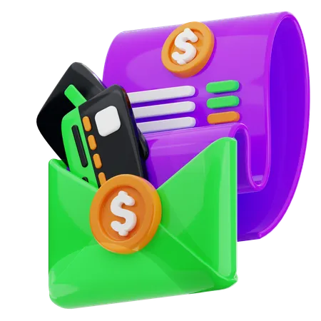 Money Received  3D Icon
