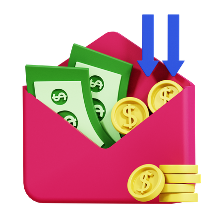 Money Received  3D Icon