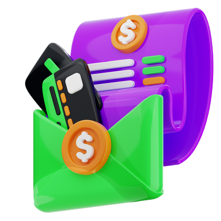 Money Received  3D Icon