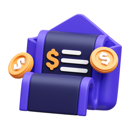 Money Received  3D Icon