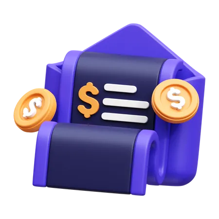 Money Received  3D Icon