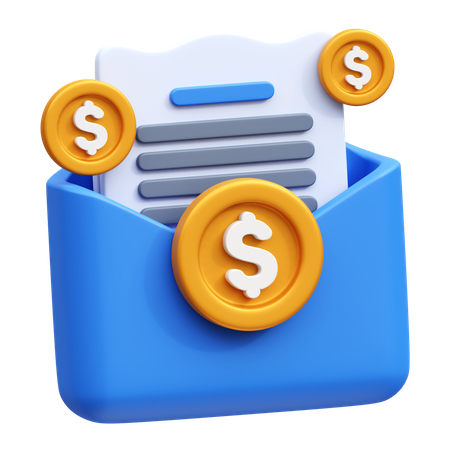 Money Received  3D Icon