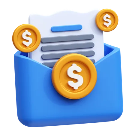 Money Received  3D Icon