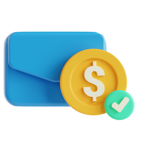 Money Received  3D Icon