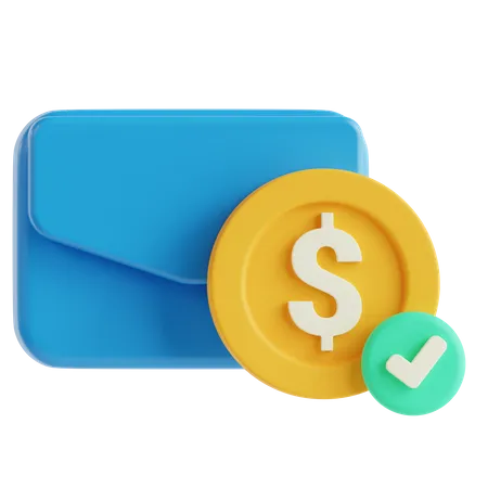 Money Received  3D Icon