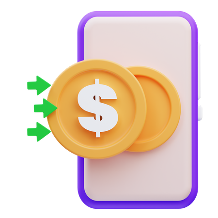 Money Received  3D Icon