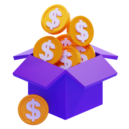 MONEY RECEIVED  3D Icon