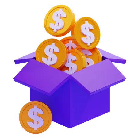 MONEY RECEIVED  3D Icon