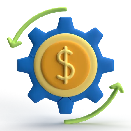 Money Recovery  3D Icon