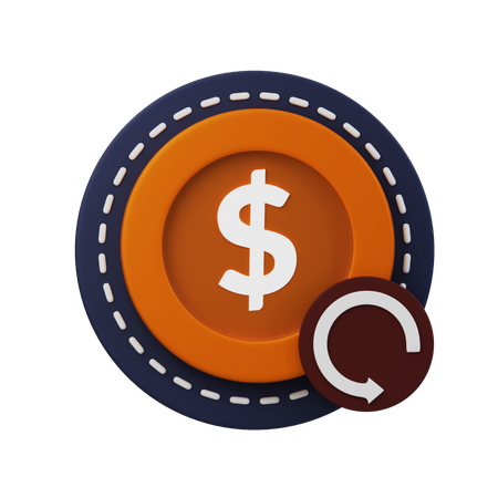 Money refund  3D Icon