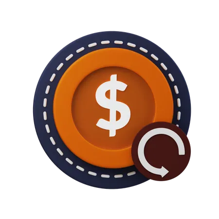 Money refund  3D Icon