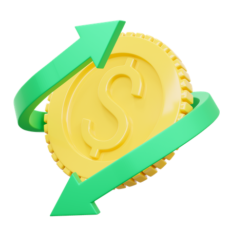 Money Refund  3D Icon