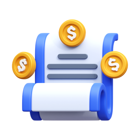 Money Report  3D Icon